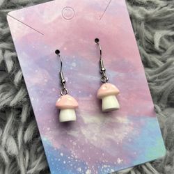Mushroom earrings