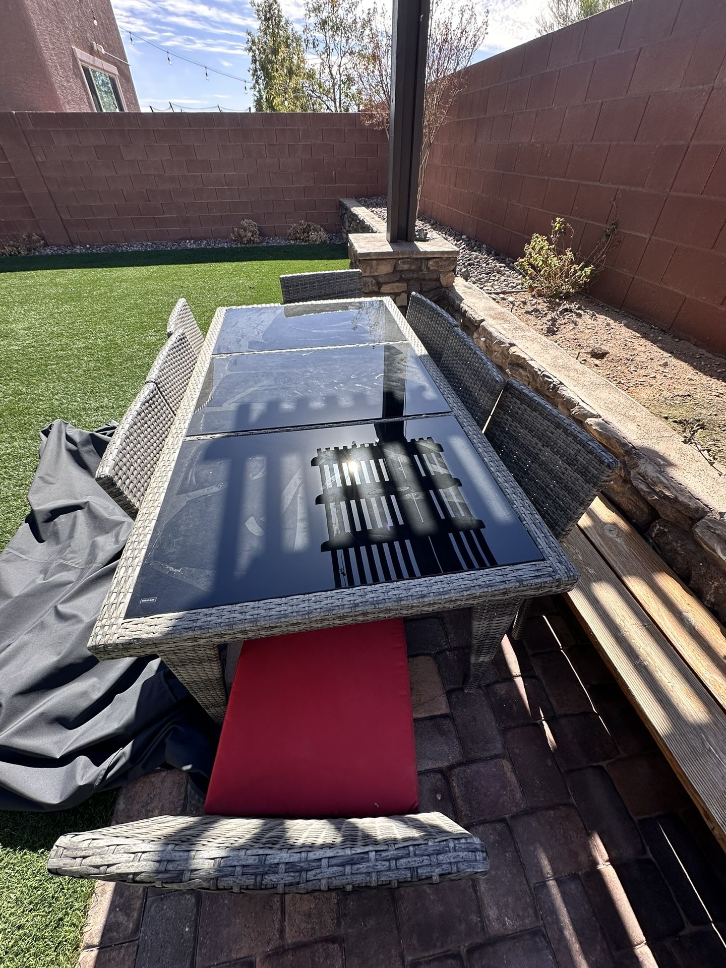 Outdoor Patio Table & Chairs $450 obo