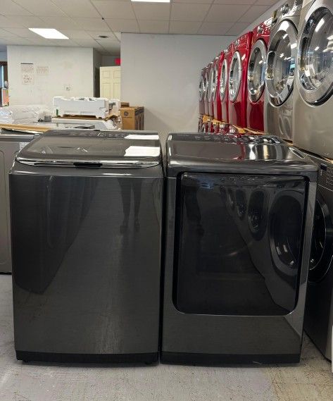 Samsung Large Capacity Electric Washer Dryer Set Both Works Perfectly 1216 Hartford Turnpike Vernon CT