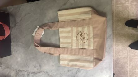Trader Joe’s tote bags (Light Blue) (Light Pink)(Light Brown)