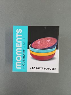 Moments by Culinary Craft 4-Piece Pasta Bowl Set
