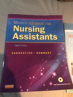 Nursing assistant book and unopened video skills