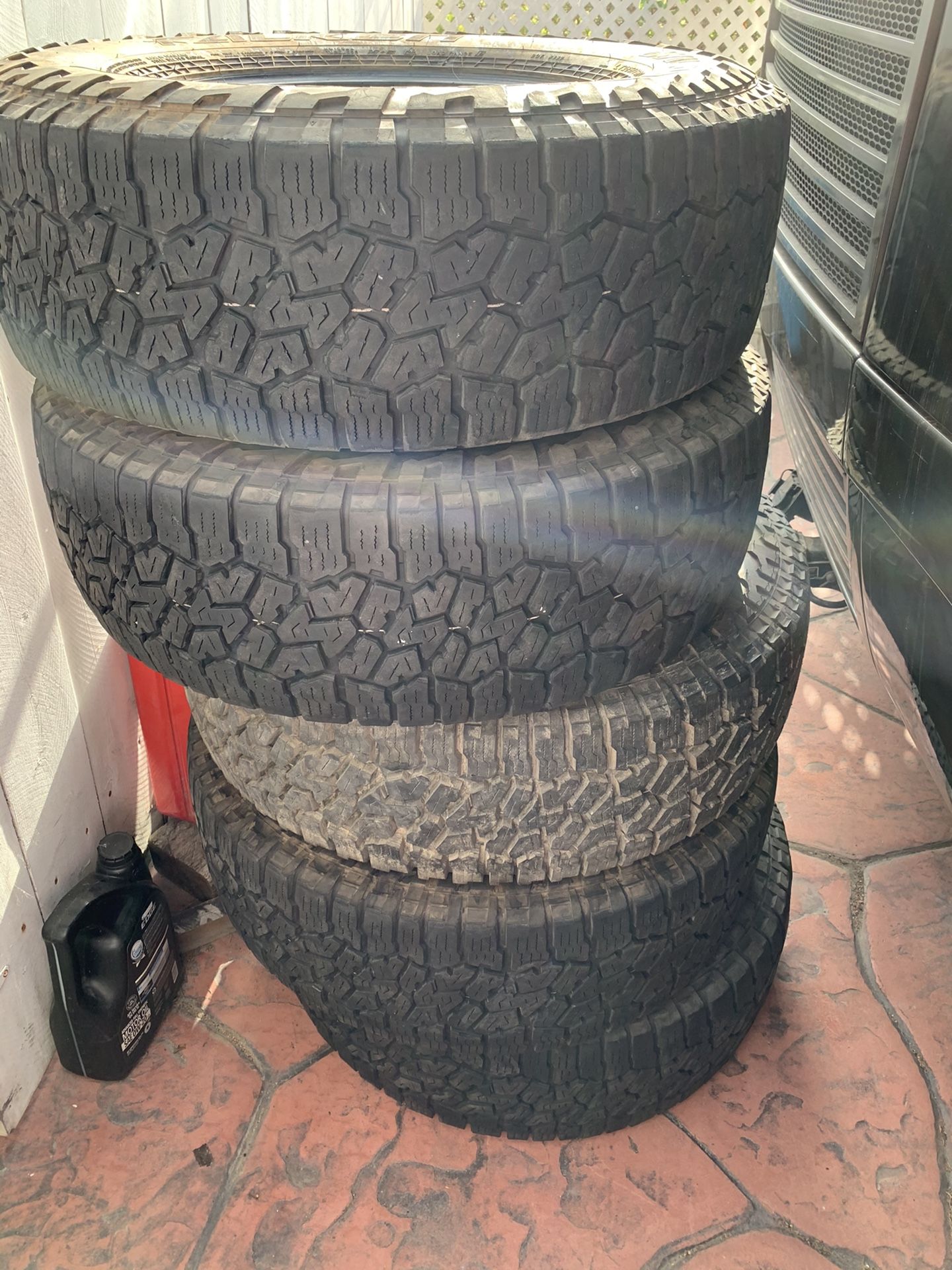 (5) 285/75r17 Falken Wildpeak AT3W (Used)