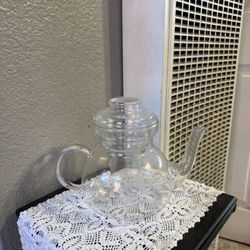 Princess House Tetera Heritage De Crystal Con Filtro.