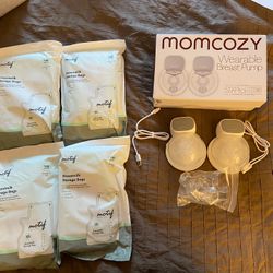 Momcozy wearable breast pump + 400 storage bags - 101th street and Third Avenue (Manhattan)