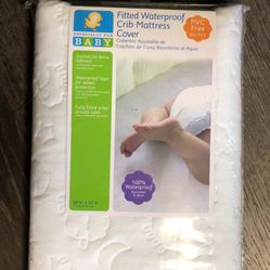 Make An Offer Fitted Waterproof Crib Mattress Cover 