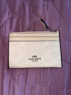 New white coach wallet