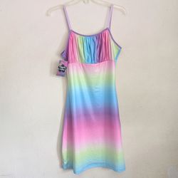 Pastel Rainbow Ombre Dress
