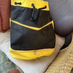 Drawstring Heavy Duty Canvas Duffle Bag / Backpacks / Gym Bag Airline Personal Carryon