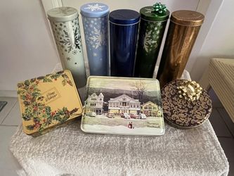 Decorative Holiday Tins