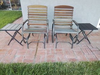 Gliders With Side Tables