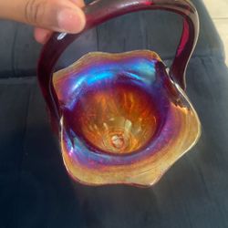 Vintage Glass RED Heirloom Pattern 