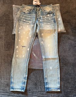 Purple jeans