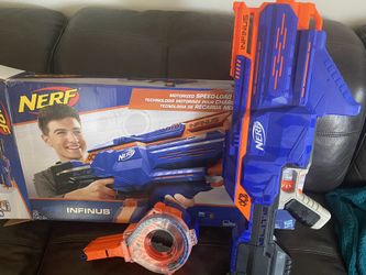 Nerf motorized Infiniti’s elite gun. Never used