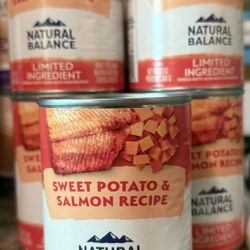 NATURAL BALANCE Wet Canned Dog Food Sweet Potato And Salmon