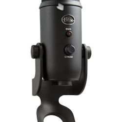 Logitech for Creators Blue Yeti USB Microphone for Gaming, Streaming, Podcasting, Twitch, YouTube, Discord, Recording for PC and Mac, 4 Polar Patterns