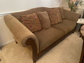Brown sofa