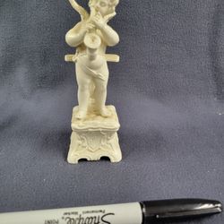 19th Century Capodimonte Porcelain Figurine,  Signed Naples, Antique 