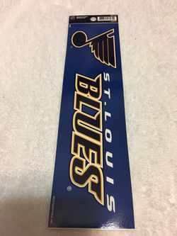 Saint Louis Blues bumper sticker!