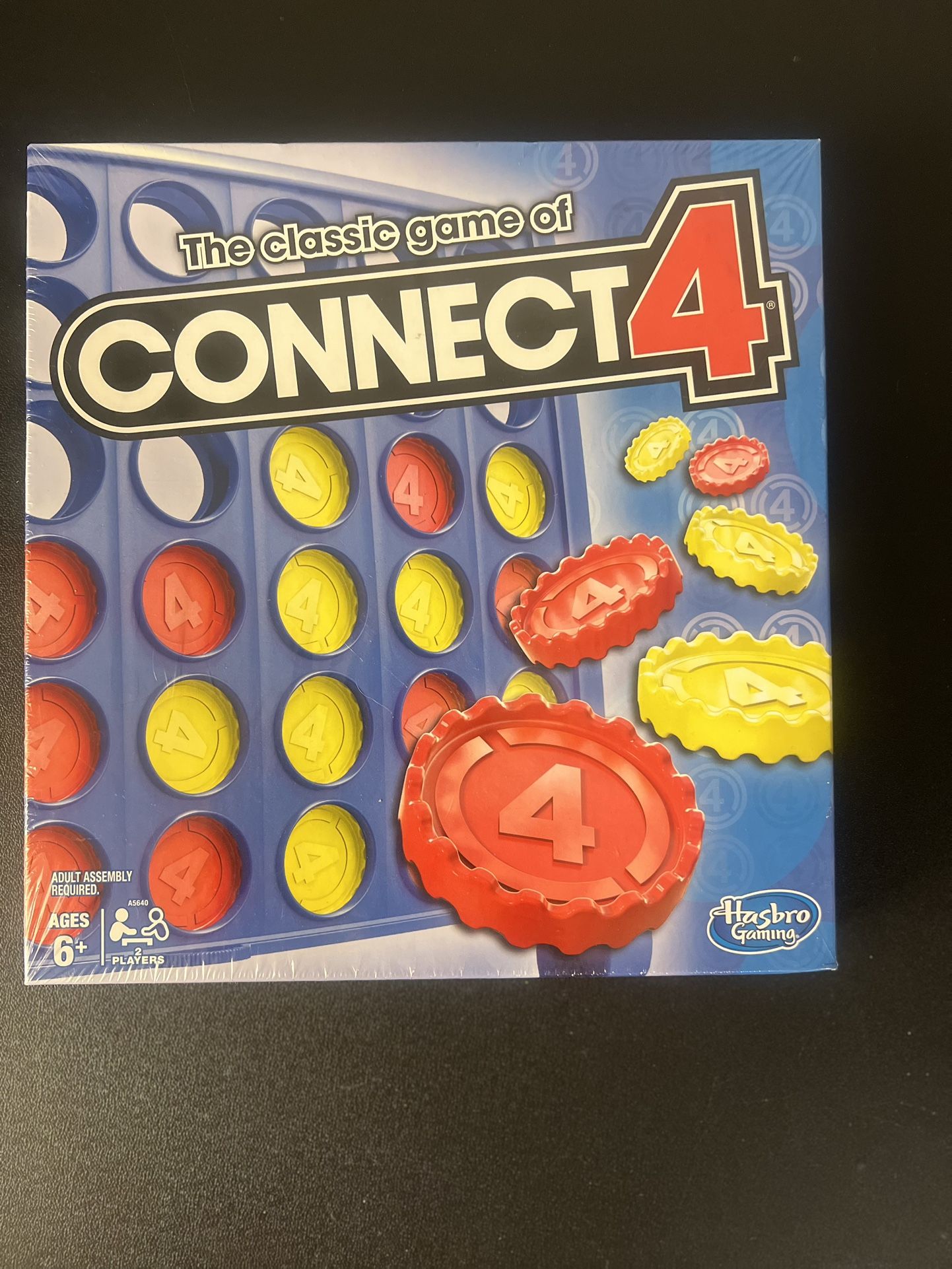 Hasbro Gaming, Connect 4 Classic, Family Board Game, 2020 Ages 6+ New Sealed