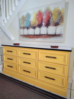 SOLID WOOD DRESSER 9 DRAWERS DELIVERY AVAILABLE