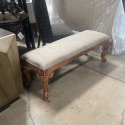 Carved Bench
