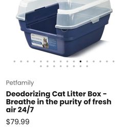 Petfamily
Deodorizing Cat Litter Box