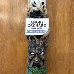 ⚽ Angry Orchard Crisp Apple Tap Handle – Soccer Ball Top – Hard Cider – New in Box 🌳