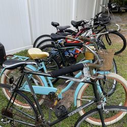 Assortment Of Bikes