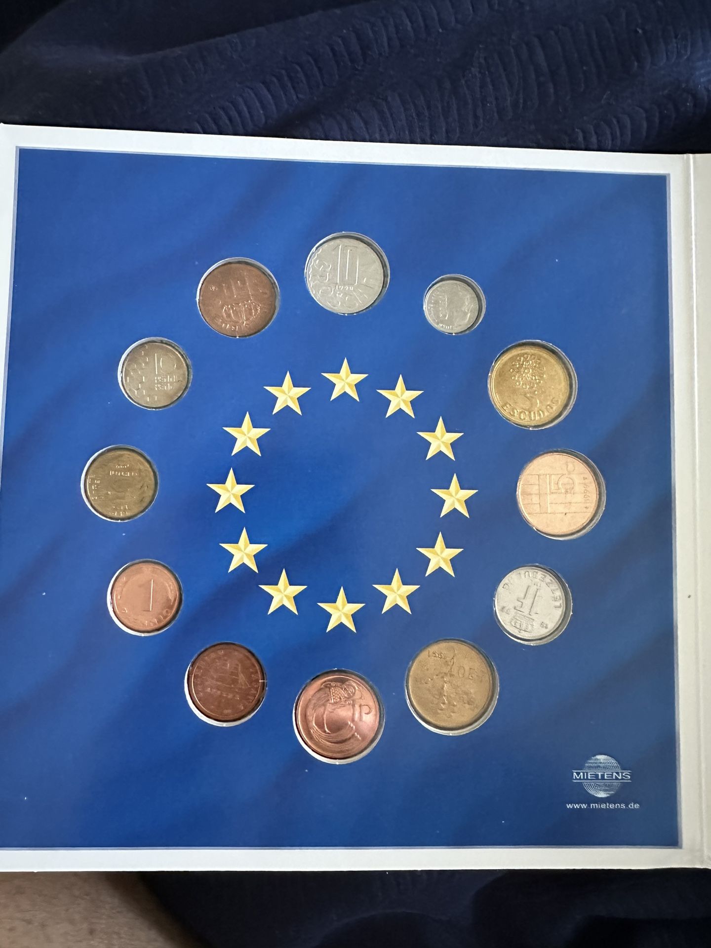 EURO ZONE COUNTRIES COLLECTION 12 COIN SET