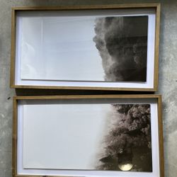 Decor Painting Set – 2 Sleek Framed Portraits