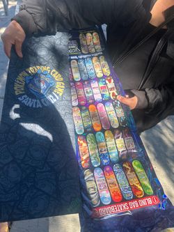 Sealed Santa Cruz x Pokémon Blind Bag Skateboard Deck and limited supply Pokémon Grip Tape