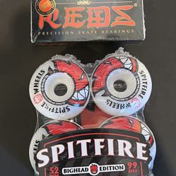 Spitfire skate Wheels And Bones Reds Bearing