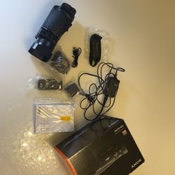 Used Sony FDR-AX700 Camcorder.