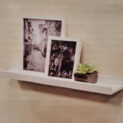 Wall-mount Display Shelf White New