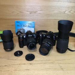 Nikon D50 and D70 Y2K DSLR digital camera
