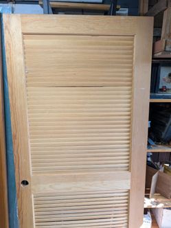 36. wide louvered door.