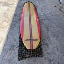 1960’s Sportflite 8’6” Solid Wood Fin Restored 