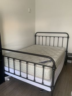 Gently used Mattress With Bed Frame