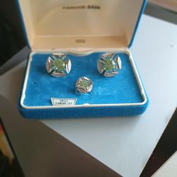 Swank Cufflinks & Tie Hold Down 