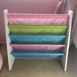 Kids Bookshelf 4 Tier Book Organizer 