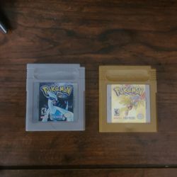 Authentic Pokemon Silver&Gold for Nintendo Gameboy Color