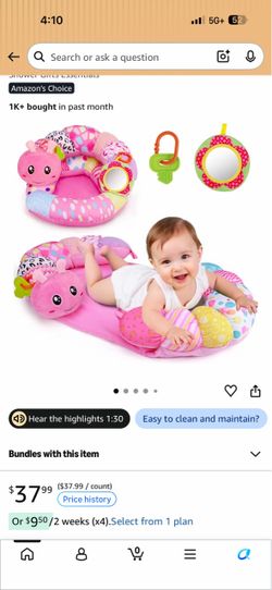 2 in 1 Tummy Time Caterpillar