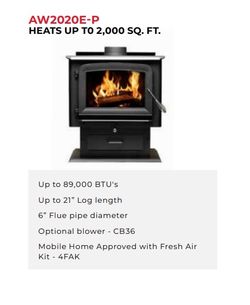 Wood Stove - new  unused