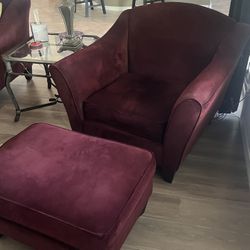 Side Chair & Ottoman