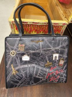 KARL LAGERFELD Women's Maybelle Love from Paris Satchel