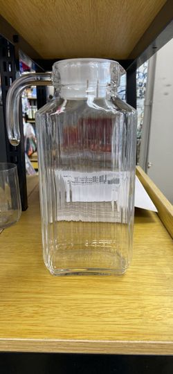 Clear Glass Pitcher with Lid Sedona Kitchen