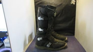 Used Fox Racing Tracker Motorcross Boots Adult Size 8 - Wear & Needs New Buckle