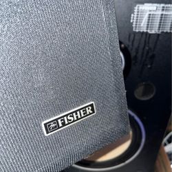 Set of fisher speakers