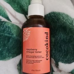 Cocokind Raspberry Facial Toner 4fl New